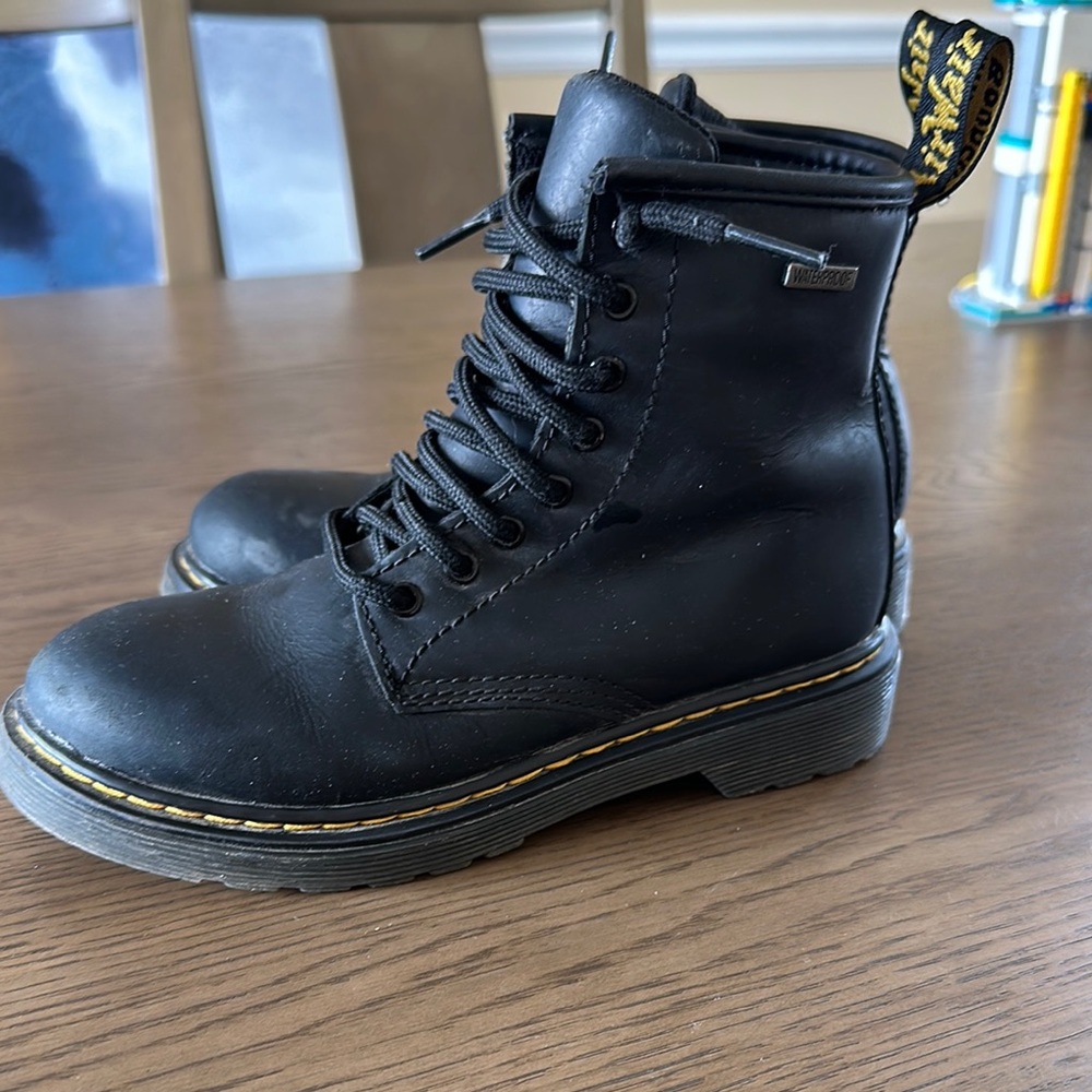 Dr. Martens Black Leather Boots